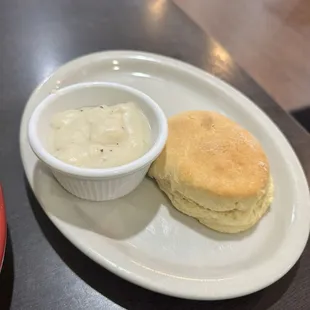 Biscuit with Sausage and Gravy