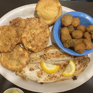 Grilled Catfish Dinner
