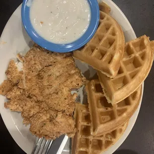 Chicken & Waffle Plate