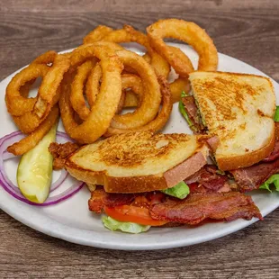 Bo's BLACCT (Bacon, Lettuce, Avocado, Cream Cheese, Tomato) Sandwich