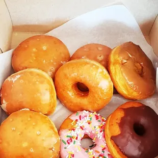 Vegan raised donuts (filled/premium donuts count as 2 regular donuts)