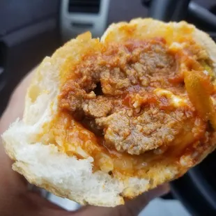 Meatball sandwich