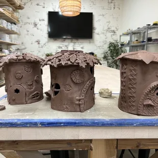 Family quality time working on the cutest stumps was the best thing we have done in a while