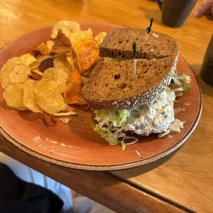 Delicious Cashew Chicken Salad Sandwich