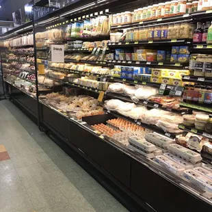 a display of food