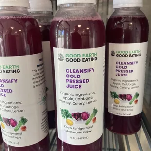 Raw Organic Cold Pressed Juice