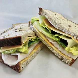 Turkey &amp; Cheese Sandwich