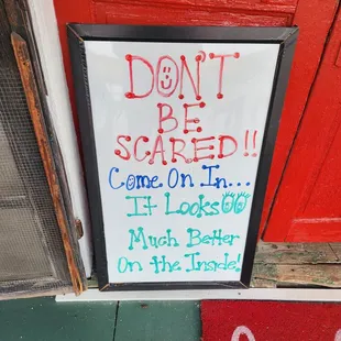 Not scary at all! Very quaint and charming :)