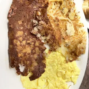 Corned Beef Hash and Eggs Breakfast