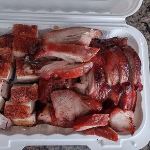 Roasted pork and BBQ pork