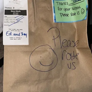 You can tell how welcoming a business is with just simple notes like this