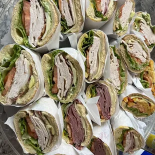 Sandwich tray catering