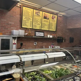 Inside the deli