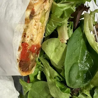 Spicy Chicken and Eggplant Wrap