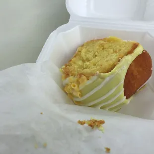 Slice of lemon cake - $2.00 my goodness was this scrumptious!