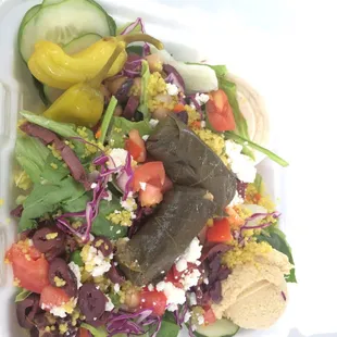 The Mediterranean  salad! Yum!!