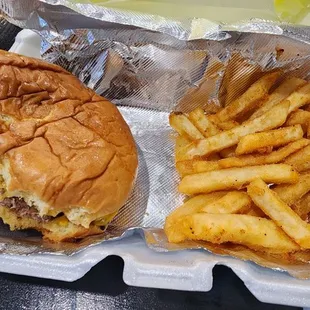 Cheeseburger combo (dry and plain for my picky son)