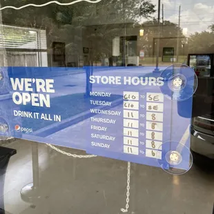 Store hours