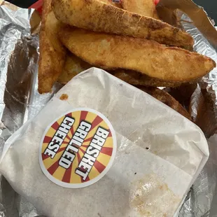 Fried Potato Wedges