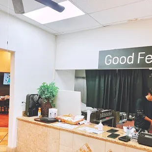 a man preparing food
