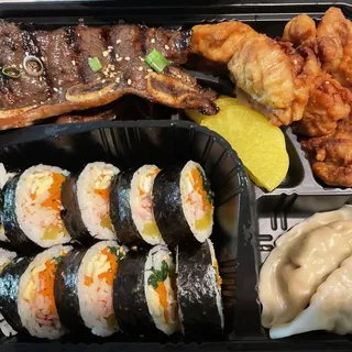 Bulgogi Gimbap LA Galbi(Short Rib) Box ( LA )