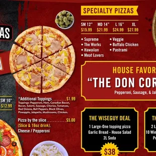 Menu as of 11/26/23.