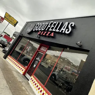 the front of a restaurant