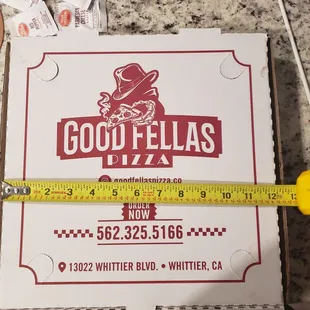 Medium Specialty is 12", not 14", as seen on the menu as of 11/26/23.