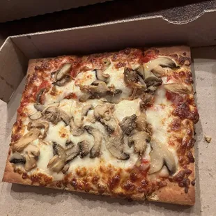 Personal Sicilian with mushrooms