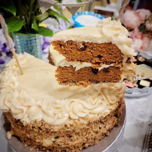 They make cakes to order! GF vegan carrot cake.
