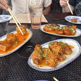 Wings, tenders and tofu