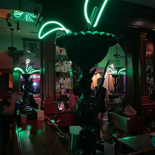 people sitting at the bar