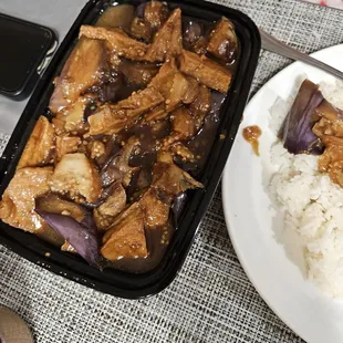 Eggplant tofu