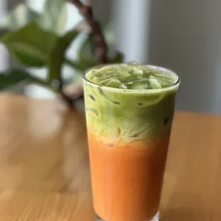 Matcha + Thai Tea
