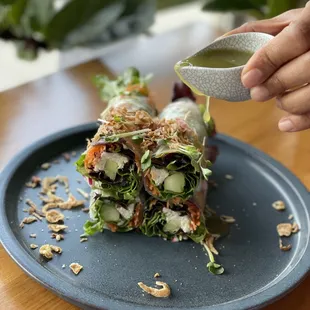 Crab Garden Rolls