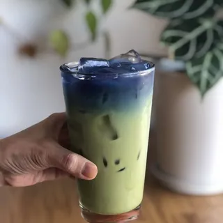 Iced Matcha Latte (dairy free)