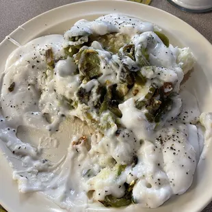 The Good Gravy- Biscuits and Jalapeno Gravy