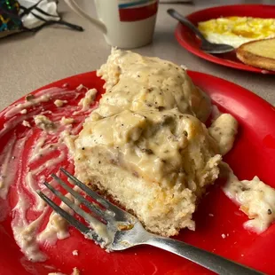 Biscuit with Chorizo Sausage Gravy