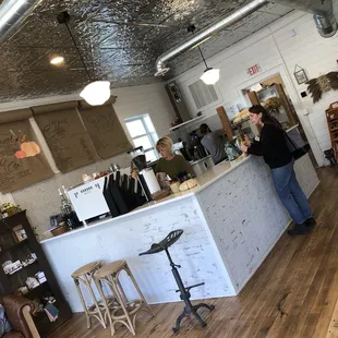 The coffee bar