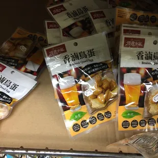 a variety of snacks