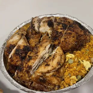Jerk Chicken &amp; Fried Rice