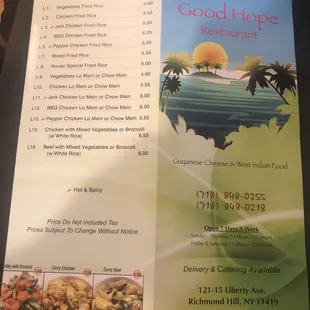 Menu Page 4