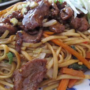 Roast lamb Lo Mein