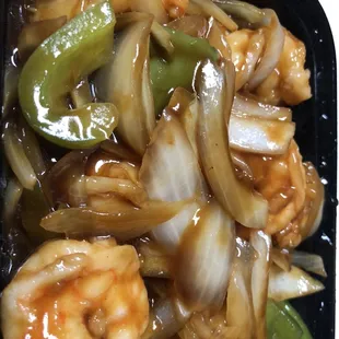 Shrimp, Peppers, &amp; Onions!!!