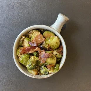 Brussels sprouts and Bacon Crock