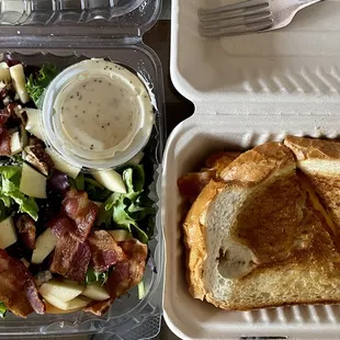 Autumn Apple Salad and Good &apos;Ol Grilled Cheese