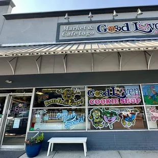 Front entrance to store