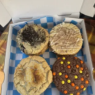 Cookies are delicious and done to perfection.