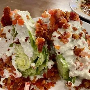 Huge wedge salad