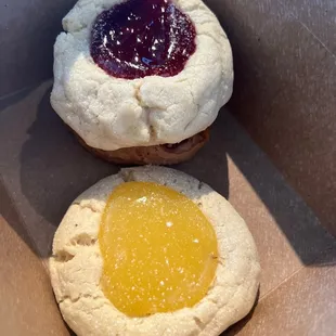 Freshly baked cookies.